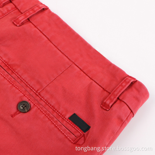 Man's Slim Fit Chino Shorts